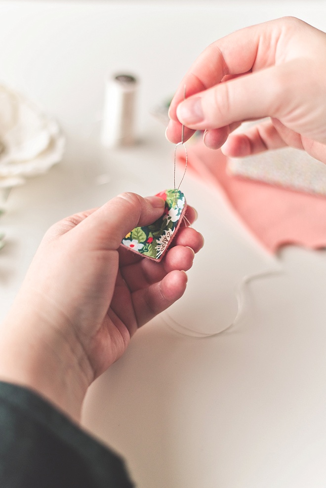 Embroidered felt DIY