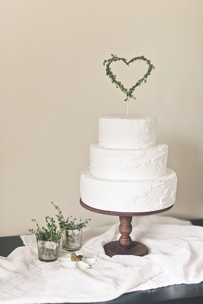 Rustic Herb Wedding Cake Topper DIY