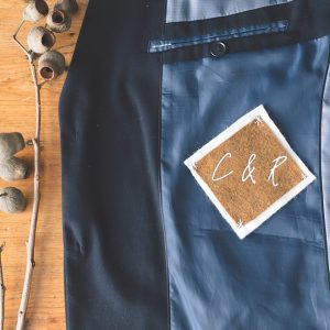 Easy Fall Wedding Tie Patch