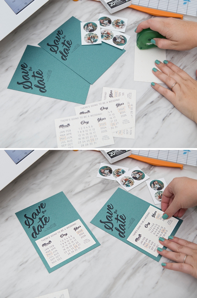 Free printable calendar-style Save the Date invitations!