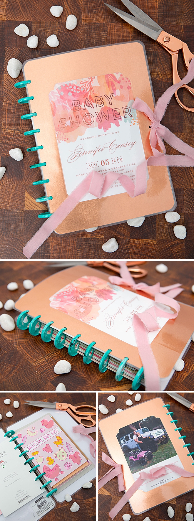 How to make an adorable Christmas card keepsake book!