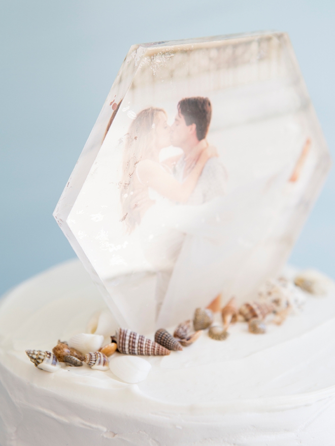 Learn how to make this stunning photo cake topper!