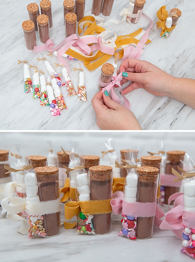 Wedding, baby, and holiday DIY hot chocolate favors!