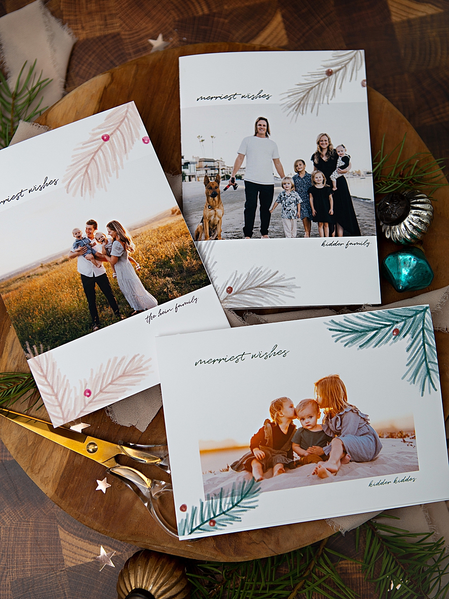 I used my Canon PIXMA to print my own photo Christmas cards!