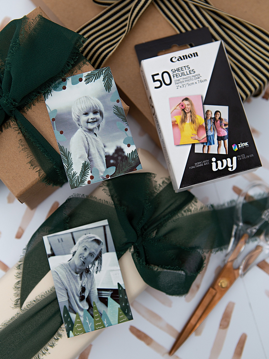 Printing custom gift tags has never been easier with Canon IVY!