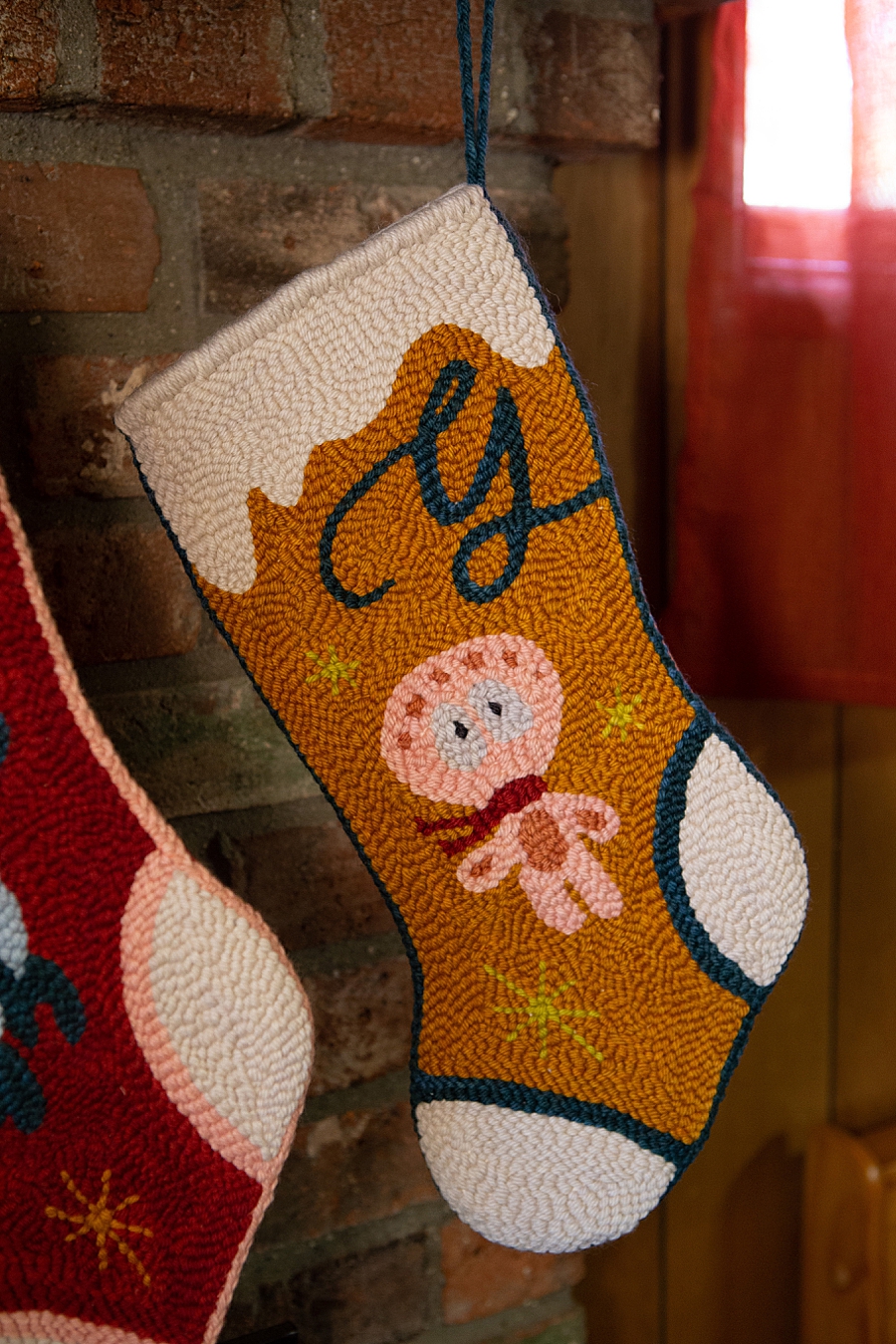 How to make your own punch needle stockings!