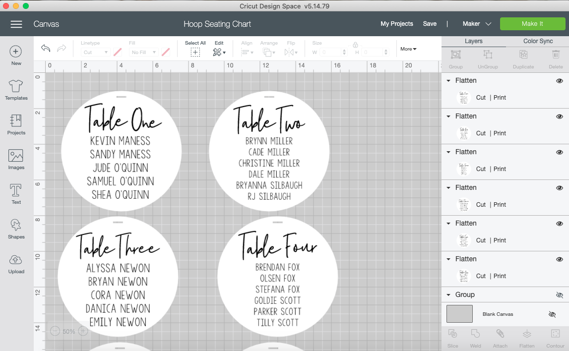 You don't want to miss this DIY Modern Hoop Seating Chart!